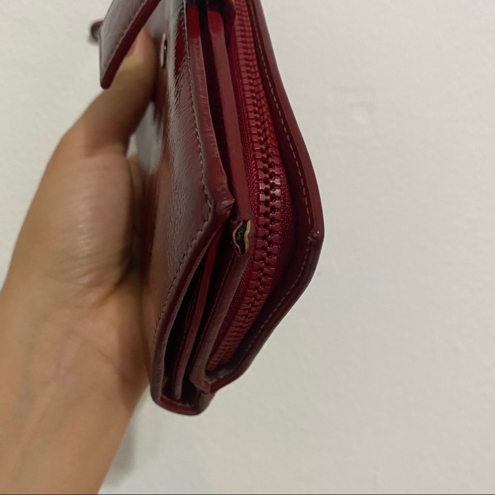 ⛔️SOLD⛔️Authentic Gucci Wallet. Dark Red. - Picture 8 of 12